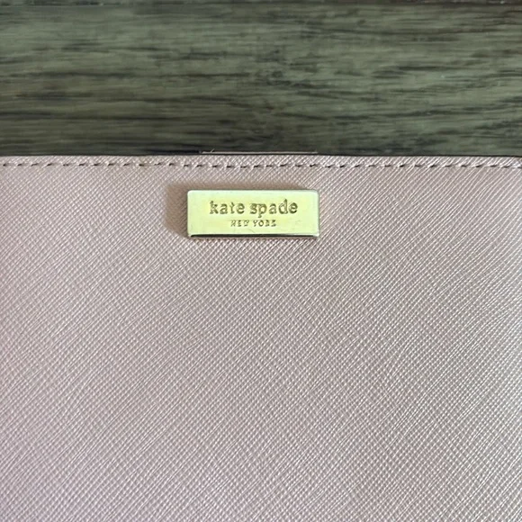 Lot of 2x [Kate Spade] Bi-Fold & Tri-Fold Pink Small Snap Button Close Wallets - Picture 3 of 16